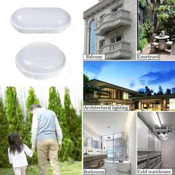 New LED Moisture Proof Ceiling Lamp Round/Oval IP65 Waterproof Bathroom Outdoor Garden Yard Lamp 16W/20W Modern Wall Lamp Light
New LED Moisture Proof Ceiling Lamp Round/Oval IP65 Waterproof Bathroom Outdoor Garden Yard Lamp 16W/20W Modern Wall Lamp Light