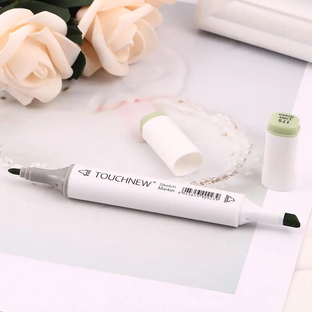 Dual Tip Markers Pen Alcohol-Based Ink Plastic Oily 1 x Paint School Drawing Marker White, Black Pens
Dual Tip Markers Pen Alcohol-Based Ink Plastic Oily 1 x Paint School Drawing Marker White, Black Pens