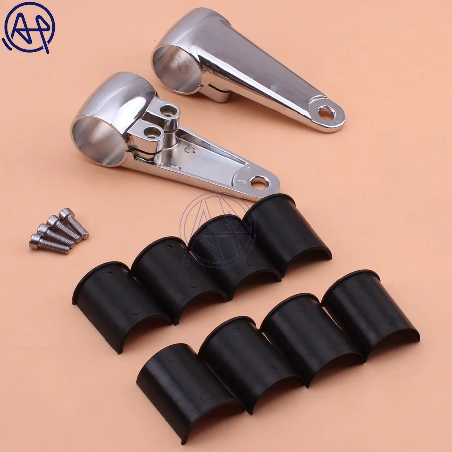 Silver Motorcycle Aluminum Alloy Headlight Head Lamp Mount Bracket Fork Ear Universal Fit 35/39/41mm For Harley Sportster Bobber
Silver Motorcycle Aluminum Alloy Headlight Head Lamp Mount Bracket Fork Ear Universal Fit 35/39/41mm For Harley Sportster Bobber