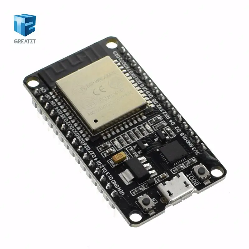 ESP32 Development Board WiFi+Bluetooth Ultra-Low Power Consumption Dual Core ESP-32 ESP-32S ESP 32 Similar ESP8266 Smart home
ESP32 Development Board WiFi+Bluetooth Ultra-Low Power Consumption Dual Core ESP-32 ESP-32S ESP 32 Similar ESP8266 Smart home