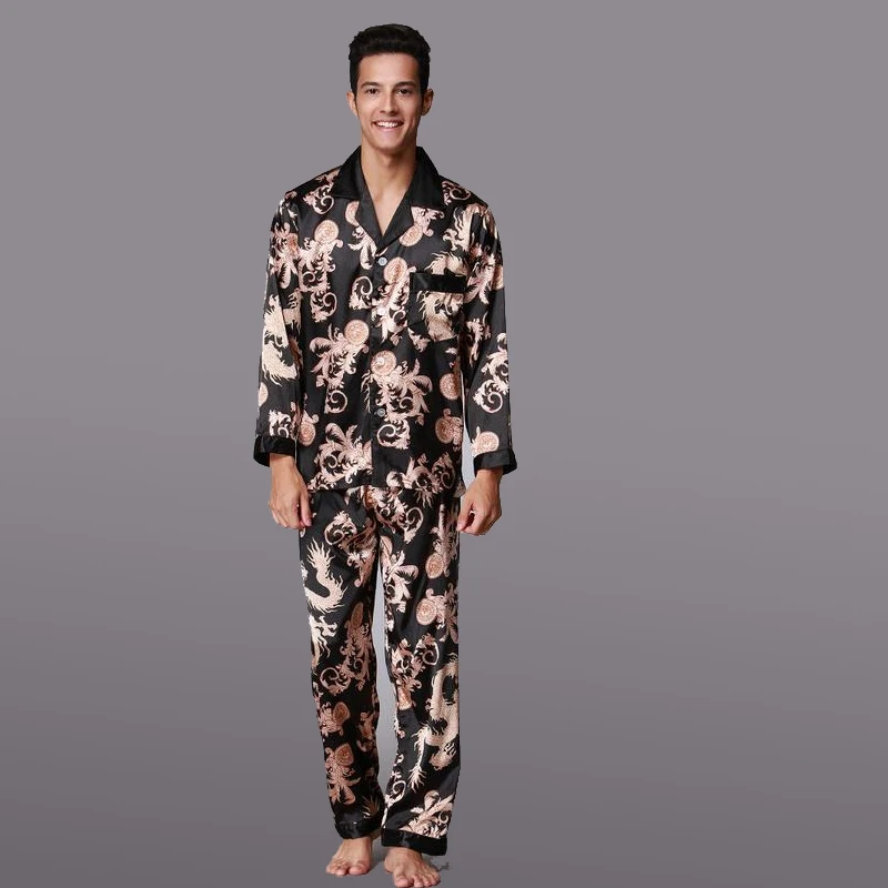 Black 2PC Men's Pajamas Pyjamas Set Sleepwear Twinset Suit Spring Autumn Lounge Wear Sleepwear L XL XXL
Black 2PC Men's Pajamas Pyjamas Set Sleepwear Twinset Suit Spring Autumn Lounge Wear Sleepwear L XL XXL