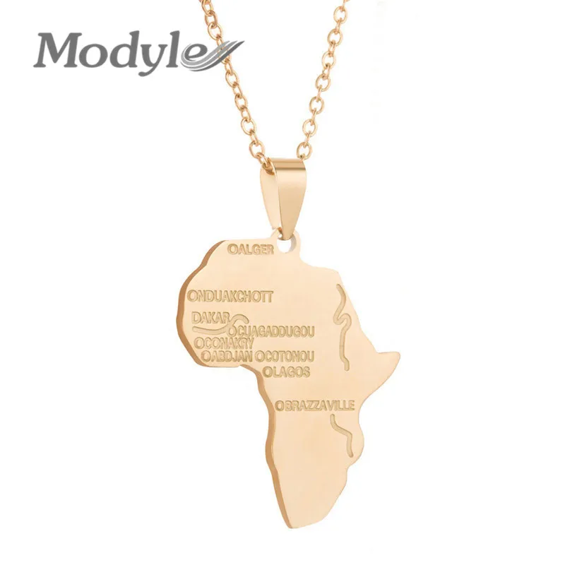 Модное ожерелье в стиле хип-хоп африканском золотистого цвета с цепочкой подарок