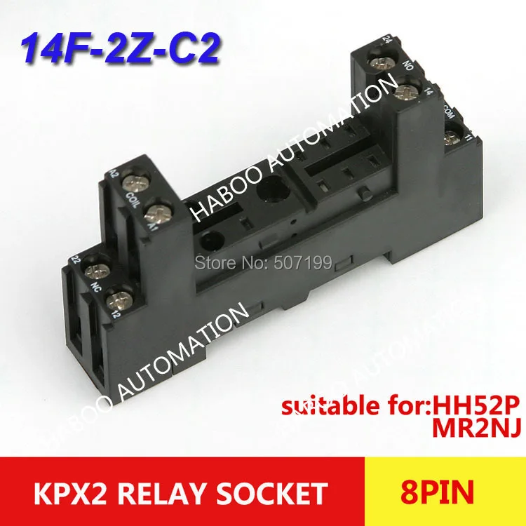 10pcs/lot HABOO general purpose relay switch socket KPX2 PI-50BE relay socket 8pin relay socket screw type
10pcs/lot HABOO general purpose relay switch socket KPX2 PI-50BE relay socket 8pin relay socket screw type