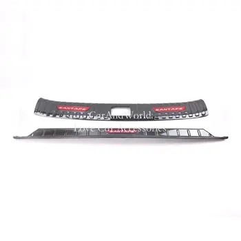 Stainless Steel For 2019 Hyundai Santafe Rear Bumper Protector Tail Door Sill Guard Panel Decoration Cover Trims Car Accessories
Stainless Steel For 2019 Hyundai Santafe Rear Bumper Protector Tail Door Sill Guard Panel Decoration Cover Trims Car Accessories