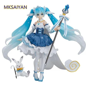Hatsune Miku Snow Miku Toy EX-054 Action Princess Figma Movable Doll PVC 10th anniversary Girl Beautiful Anime Figure Model Gift
Hatsune Miku Snow Miku Toy EX-054 Action Princess Figma Movable Doll PVC 10th anniversary Girl Beautiful Anime Figure Model Gift