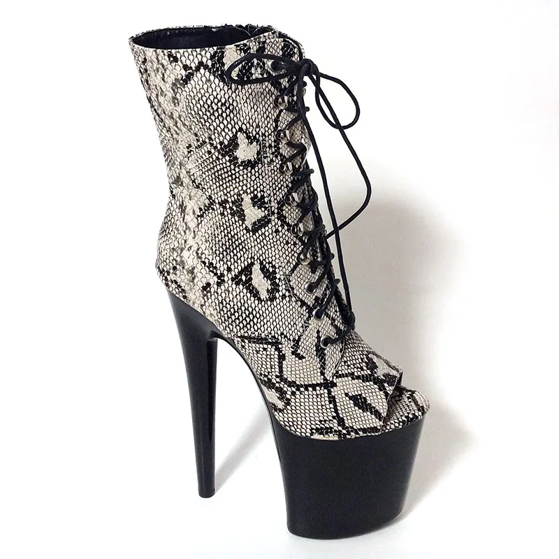 Leecabe 2019 the newest 8inches/20cm heel Beautiful black Pole dance boot with Snake material
Leecabe 2019 the newest 8inches/20cm heel Beautiful black Pole dance boot with Snake material