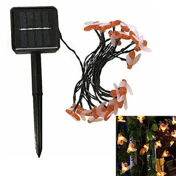 Simulation Bee String Lights 7M 50Led Outdoor Solar Powered LED Strings Waterproof Garden Patio Fence Night Light Decor 2M 20LED
Simulation Bee String Lights 7M 50Led Outdoor Solar Powered LED Strings Waterproof Garden Patio Fence Night Light Decor 2M 20LED