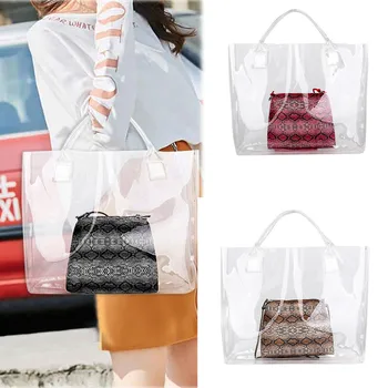Women's Summer Fashion purses and handbags Transparent Snake Pattern Handbag Casual Beach Bag Bucket Bag bolsos de mujer Sac #C
Women's Summer Fashion purses and handbags Transparent Snake Pattern Handbag Casual Beach Bag Bucket Bag bolsos de mujer Sac #C