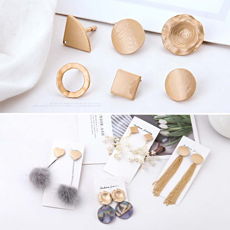 4pcs Matte Gold Handmade Love Round Stud Earring Pin Findings Diy Pendan Charms Vintage Coin Earrings Jewelry Accessory C294
4pcs Matte Gold Handmade Love Round Stud Earring Pin Findings Diy Pendan Charms Vintage Coin Earrings Jewelry Accessory C294