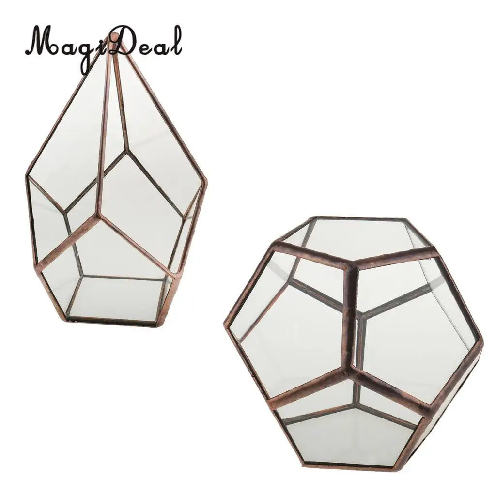 MagiDeal 2x Antique Copper Geometric Terrarium Glass Air Plant Succulent Box Tabletop
MagiDeal 2x Antique Copper Geometric Terrarium Glass Air Plant Succulent Box Tabletop