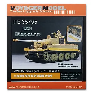 KNL HOBBY Voyager Model PE35795 World War II German tiger I tank type late transformation pieces
KNL HOBBY Voyager Model PE35795 World War II German tiger I tank type late transformation pieces