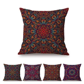 Meditteranean Mandala Morroco Pattern Floral Geometrics Throw Pillow Case 45x45 cm Purple Linen Sofa Home Decor Cushion Cover
Meditteranean Mandala Morroco Pattern Floral Geometrics Throw Pillow Case 45x45 cm Purple Linen Sofa Home Decor Cushion Cover