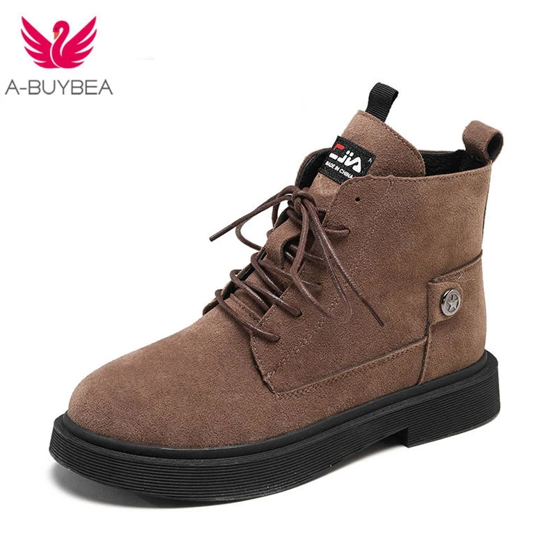 Martin Boots Women British Winter Women Ankle Boots Low Heels Retro Warm Snow Boots Lace-up Round Toe Female Daily Shoes
Martin Boots Women British Winter Women Ankle Boots Low Heels Retro Warm Snow Boots Lace-up Round Toe Female Daily Shoes