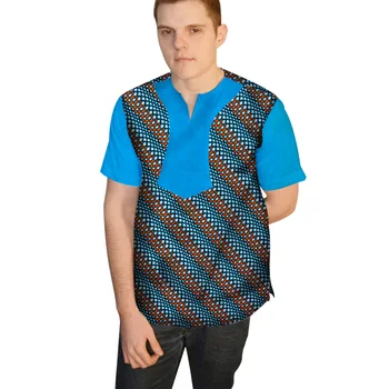 100% Cotton Dashiki Men Top Print Tee Bazin Riche African Men Clothes Patchwork Top Shirt Traditional African Clothing WYN395
100% Cotton Dashiki Men Top Print Tee Bazin Riche African Men Clothes Patchwork Top Shirt Traditional African Clothing WYN395
