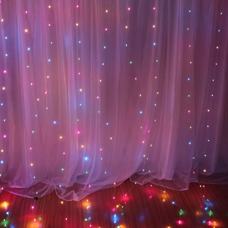 USB 5v 3x3M 300 leds Holiday fairy lights garland LED string lights decoration christmas outdoor festoon slingers curtain tinsel
USB 5v 3x3M 300 leds Holiday fairy lights garland LED string lights decoration christmas outdoor festoon slingers curtain tinsel