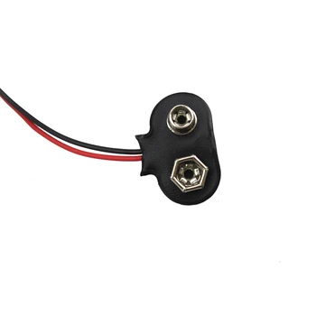 Experimental 9V Battery Snap Power Cable To DC Clip Male Line Adapter For Arduino Compatible With UNO MEGA 2560 DIY Robot Toy
Experimental 9V Battery Snap Power Cable To DC Clip Male Line Adapter For Arduino Compatible With UNO MEGA 2560 DIY Robot Toy