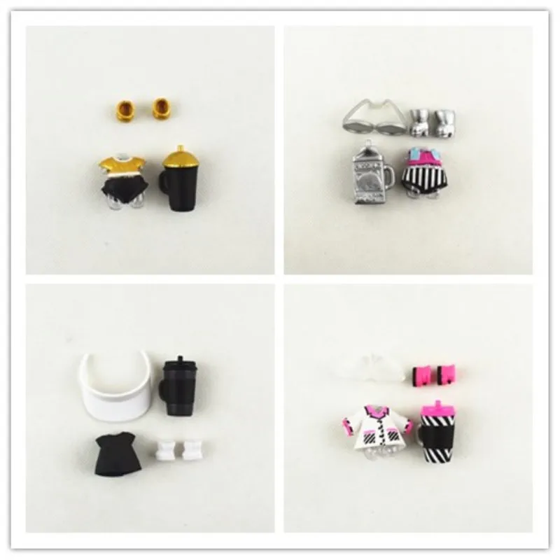 Random style original LOL A set doll clothes suits bottles clothes shoes jewelry girl's gift doll clothes A birthday present
Random style original LOL A set doll clothes suits bottles clothes shoes jewelry girl's gift doll clothes A birthday present