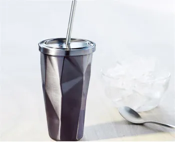 New Design 450ML Portable Double Wall Stainless Steel Travel Coffee Mug Tea Mugs With Lid Straw Great Gift
New Design 450ML Portable Double Wall Stainless Steel Travel Coffee Mug Tea Mugs With Lid Straw Great Gift