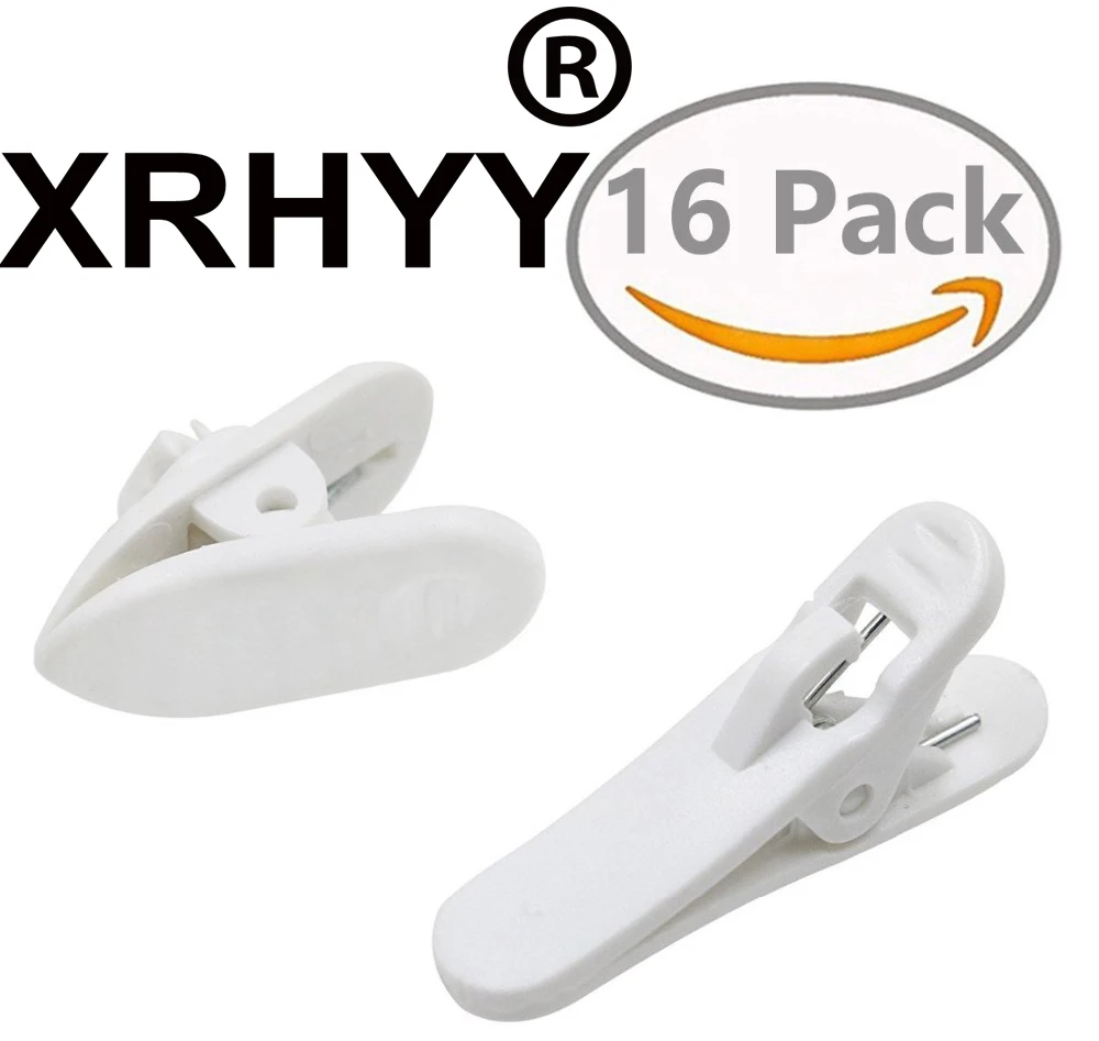 XRHYY 2Sizes 16Pcs White 360Degree Rotate Earphone Mount Cable Clothing Clip for Most Monster Sony Sennheiser Headset Headphones
XRHYY 2Sizes 16Pcs White 360Degree Rotate Earphone Mount Cable Clothing Clip for Most Monster Sony Sennheiser Headset Headphones