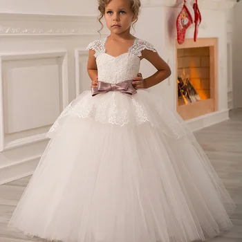 Kids Girl Princess Dress Ball Gown Sleeveless Bow Girl Dresses Girls First Communion/ Birthday/Wedding Dresses
Kids Girl Princess Dress Ball Gown Sleeveless Bow Girl Dresses Girls First Communion/ Birthday/Wedding Dresses
