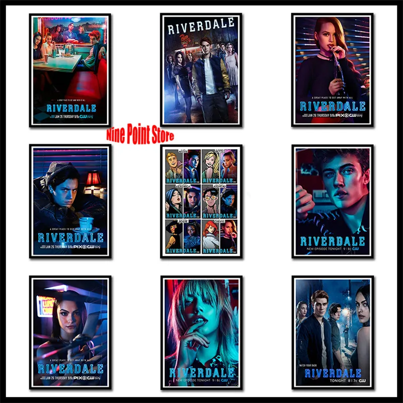 Плакат Riverdale с покрытием из бумаги бара кафе домашний декор винтажная живопись