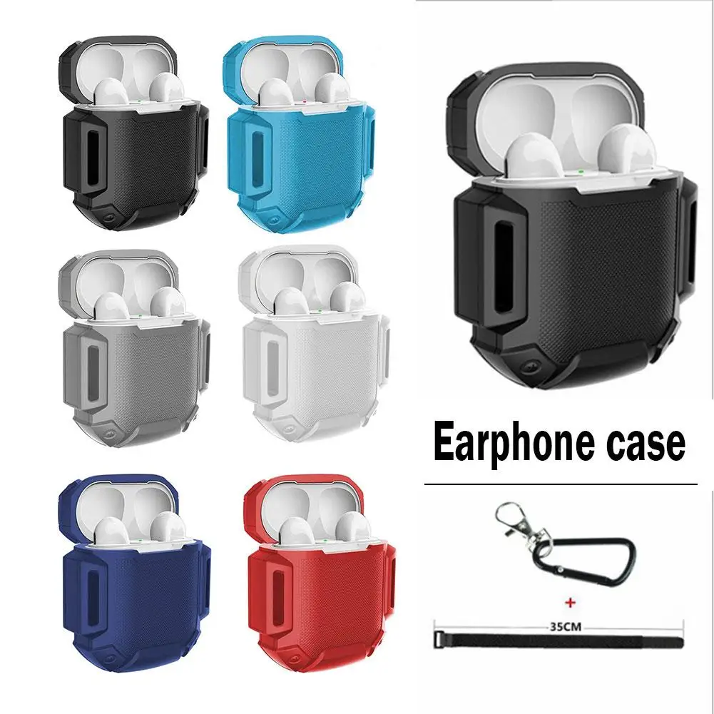 New Wireless Bluetooth Earphone Thickened Cover Non-slip Silicone Storage Box Integrated Earphone Protective Case for AirPods
New Wireless Bluetooth Earphone Thickened Cover Non-slip Silicone Storage Box Integrated Earphone Protective Case for AirPods