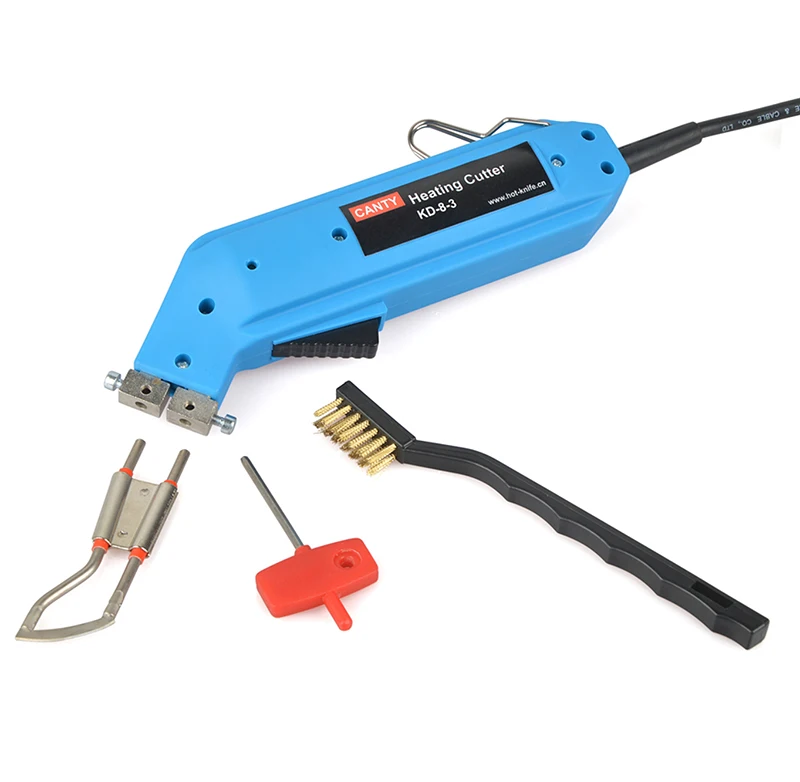 Hot Knife Electric Rope Fabric Cutter To cut and seal synthetic fiber products, such as ropes, bands, belts and fabric Y
Hot Knife Electric Rope Fabric Cutter To cut and seal synthetic fiber products, such as ropes, bands, belts and fabric Y