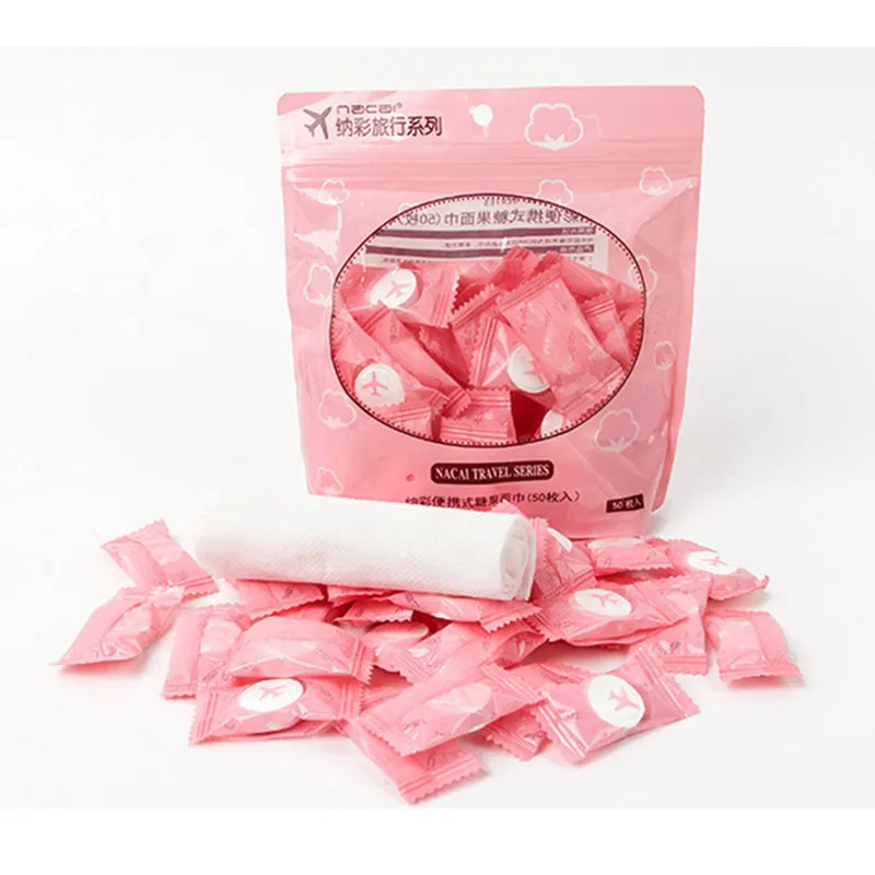 50 pcs Disposable Pure cotton compressed portable travel face towel water wet wipes washcloth Napkin outdoor moistened tissues
50 pcs Disposable Pure cotton compressed portable travel face towel water wet wipes washcloth Napkin outdoor moistened tissues