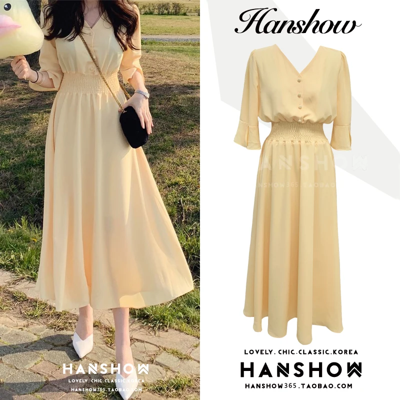 Beautiful Lady Dreamy Girl Chiffon Dress a Line V Neck Buttons Long Dress Summer Robe Longue Vestido Largo Vestiti Lunga
Beautiful Lady Dreamy Girl Chiffon Dress a Line V Neck Buttons Long Dress Summer Robe Longue Vestido Largo Vestiti Lunga