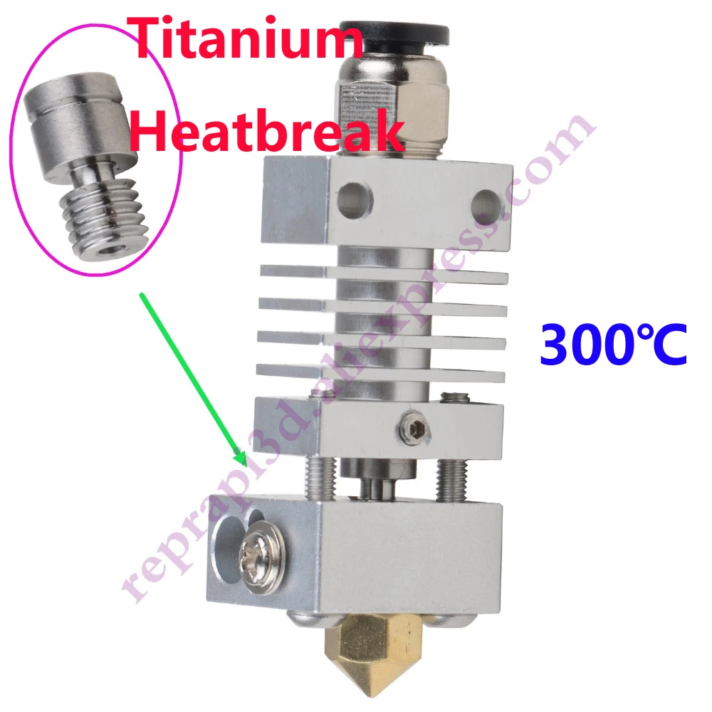 1set CR10 300 C 300 Degree Flexible Friendly Hotend Kits w/ Titanium Alloy Thermal Heat break for Creality CR-10 3D Printer
1set CR10 300 C 300 Degree Flexible Friendly Hotend Kits w/ Titanium Alloy Thermal Heat break for Creality CR-10 3D Printer