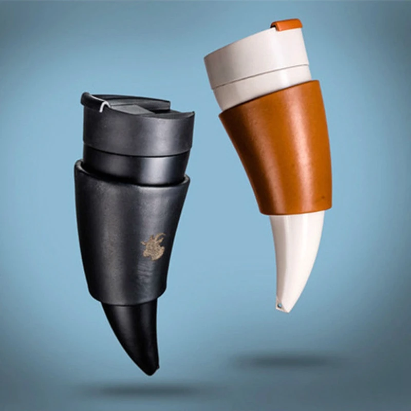Creative Goat Horns Coffee Mug Cup Stainless Steel Vacuum Cup Thermos Flask Halloween Bar Lower Gift Tea Cups Water Bottle /Rope
Creative Goat Horns Coffee Mug Cup Stainless Steel Vacuum Cup Thermos Flask Halloween Bar Lower Gift Tea Cups Water Bottle /Rope