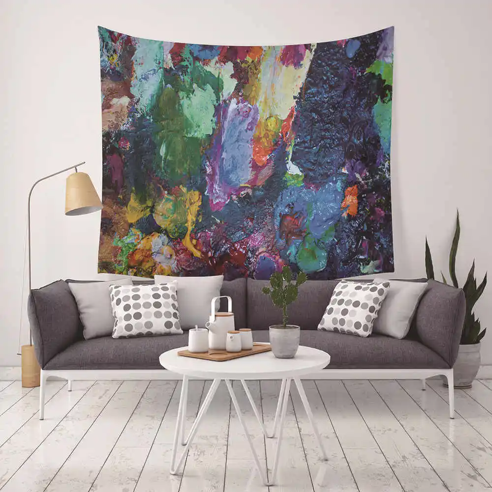 Oil Paint Style Fabric Decorative Wall Hanging Tapestry Special Stone Decor Polyester Curtain Table Cover Beach Picnic Usage
Oil Paint Style Fabric Decorative Wall Hanging Tapestry Special Stone Decor Polyester Curtain Table Cover Beach Picnic Usage