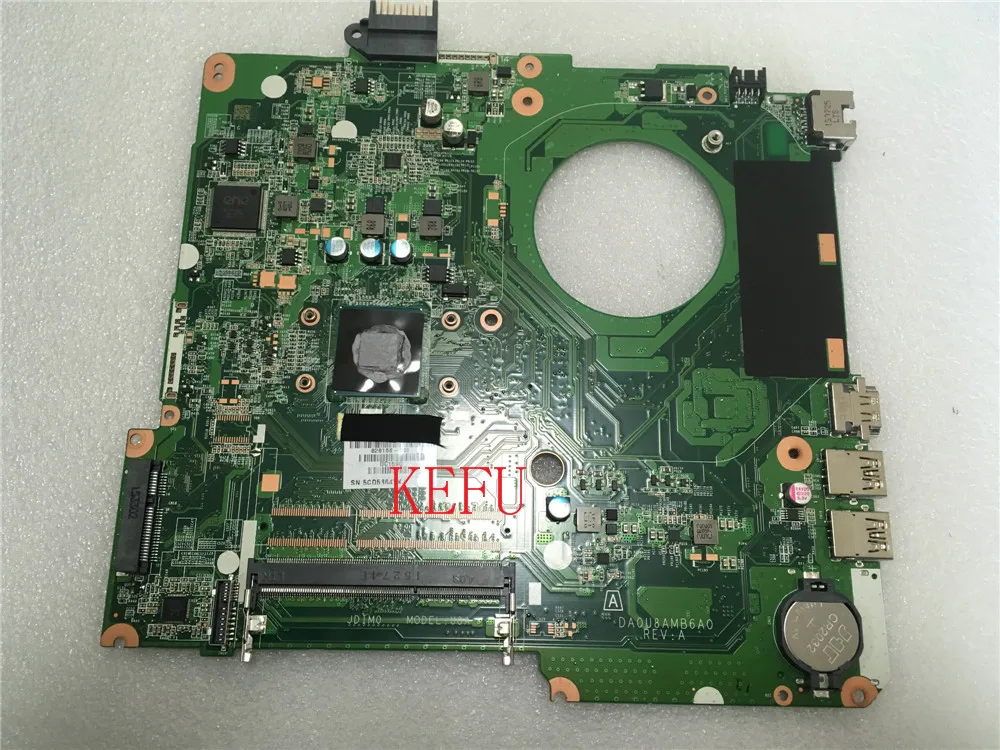KEFU FOR HP Pavilion 15-F Laptop Motherboard 828166-601 828166-001 828166-501 With N3540 Processor DA0U8AMB6A0 mainboard
KEFU FOR HP Pavilion 15-F Laptop Motherboard 828166-601 828166-001 828166-501 With N3540 Processor DA0U8AMB6A0 mainboard