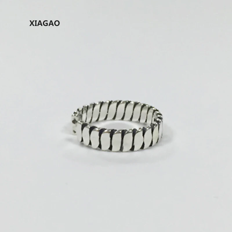 XIAGAO 925 Sterling Silver Opening Ring Retro Do The Old Chain Ring Vintage Silver Jewelry For Women CNR169
XIAGAO 925 Sterling Silver Opening Ring Retro Do The Old Chain Ring Vintage Silver Jewelry For Women CNR169