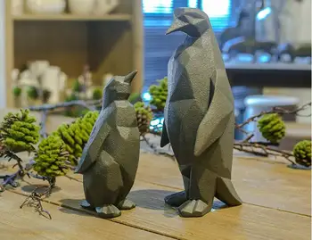 Black resin geometry abstract penguin figurines home decor crafts room decoration objects vintage ornament resin animal figurine
Black resin geometry abstract penguin figurines home decor crafts room decoration objects vintage ornament resin animal figurine