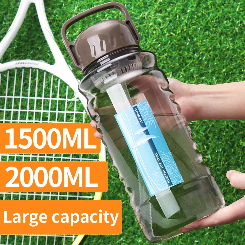Sports Water Bottle - 2000ML Large - Fast Flow, Flip Top Leak Proof Lid w/One Click Open - Non-Toxic BPA Free
Sports Water Bottle - 2000ML Large - Fast Flow, Flip Top Leak Proof Lid w/One Click Open - Non-Toxic BPA Free