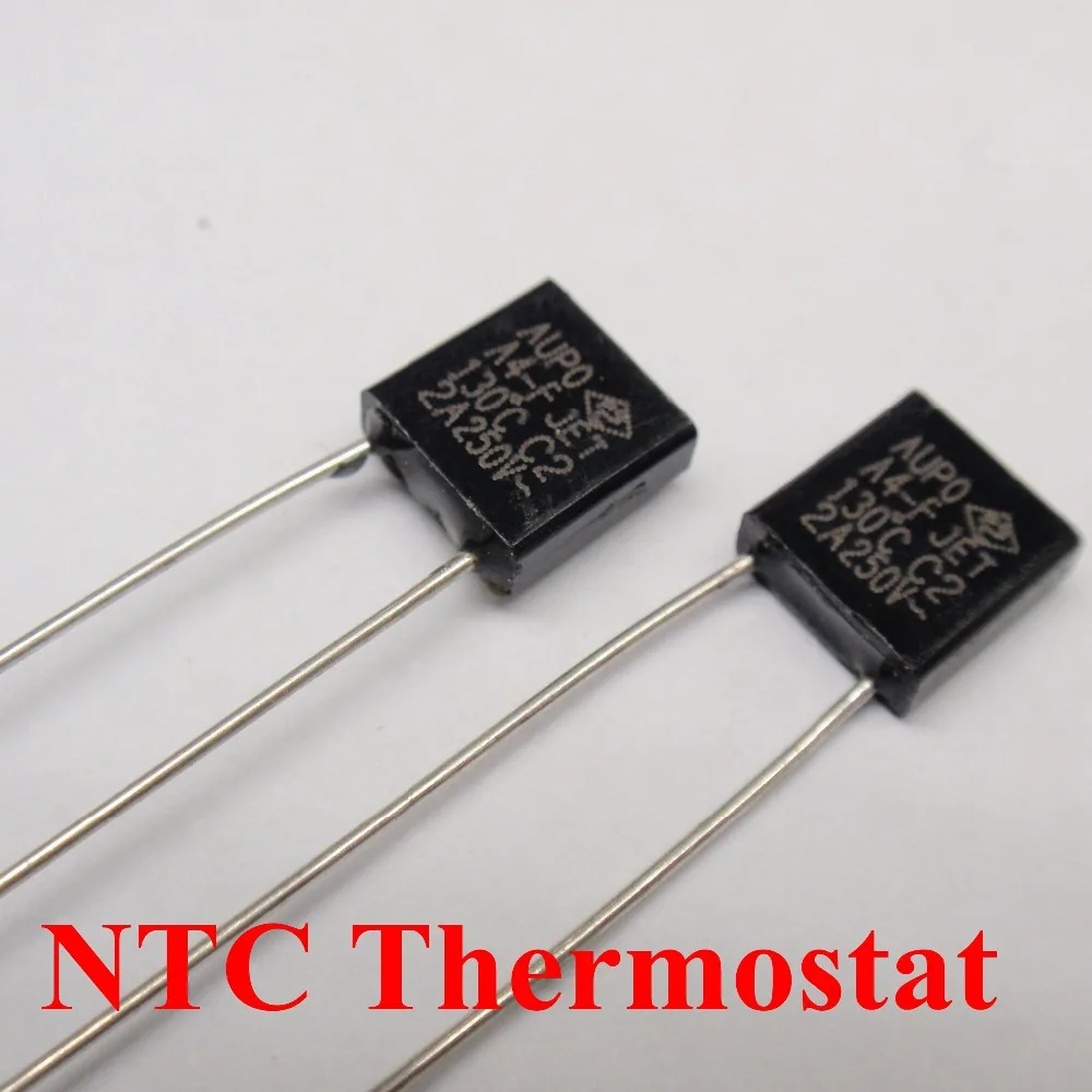 

100pcs A5-F 135C 3A 250V degree Thermal Cutoff RH135 Thermal-Links Black Square temperature fuse