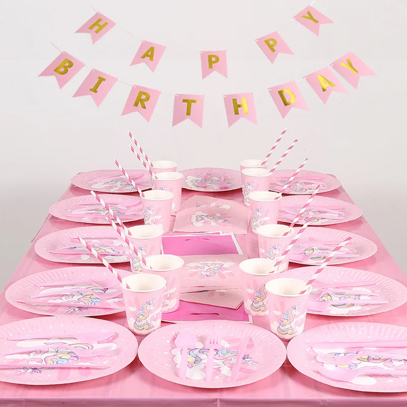 Unicorn Party Decorations Kid Happy Birthday Party Kids Favor Baby Girl Shower Child Decoration Supplies
Unicorn Party Decorations Kid Happy Birthday Party Kids Favor Baby Girl Shower Child Decoration Supplies