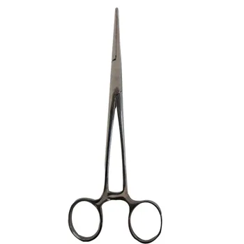 New 5" Fishing Hemostat Locking Clamps Forceps Stainless Steel Curved Tip