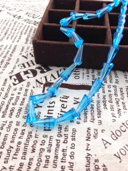 Wholesale 100pcs 8x16mm Lake Blue Cone Crystal Beads Charm Teardrop Glass Beads Craft Bracelet DIY Beads For Jewelry Making
Wholesale 100pcs 8x16mm Lake Blue Cone Crystal Beads Charm Teardrop Glass Beads Craft Bracelet DIY Beads For Jewelry Making