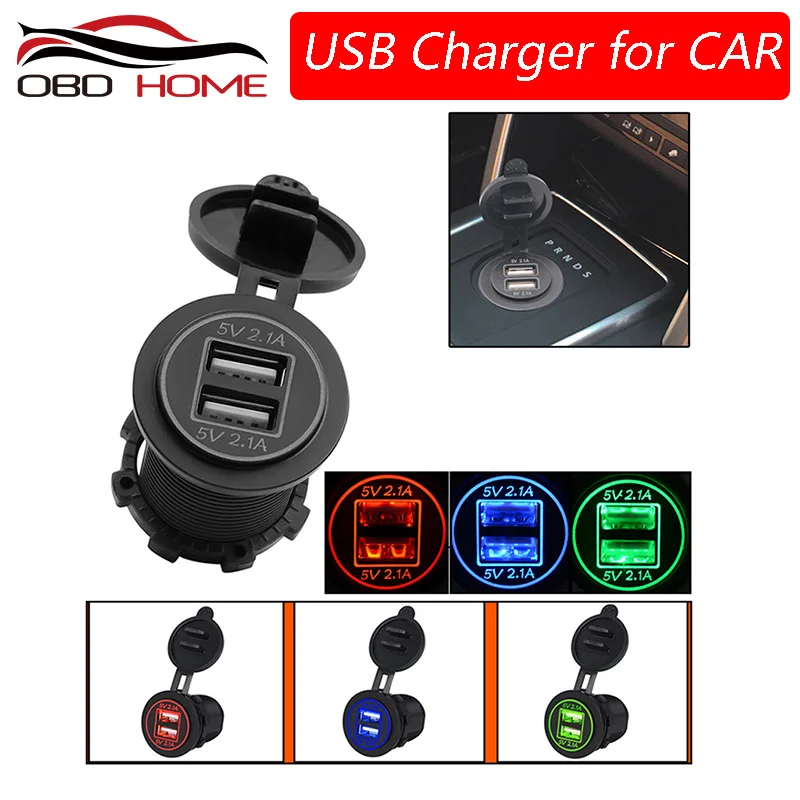best 12-24V USB Charger for Motorcycle Auto Truck ATV Boat LED Car 4.2A Dual USB Socket Charger Power Adapter Outlet Power
best 12-24V USB Charger for Motorcycle Auto Truck ATV Boat LED Car 4.2A Dual USB Socket Charger Power Adapter Outlet Power