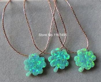 10pcs/lot 12x14mm 925 Sterling Silver Clover Opal Necklace for Wowen & gift Lucky Clover Opal Necklace for mother's day
10pcs/lot 12x14mm 925 Sterling Silver Clover Opal Necklace for Wowen & gift Lucky Clover Opal Necklace for mother's day