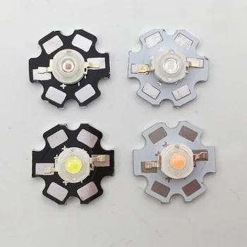 10pcs 1W 3W High Power LED Beads Full Spectrum White Warm white Green Blue Deep Red 660nm Royal blue With 20mm Black Star PCB
10pcs 1W 3W High Power LED Beads Full Spectrum White Warm white Green Blue Deep Red 660nm Royal blue With 20mm Black Star PCB