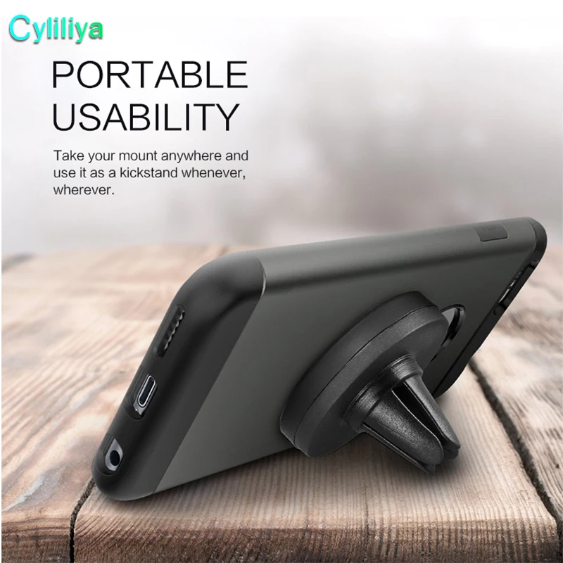 Universal Magnetic holder for phone Air Vent Mount Holder Stand Mobile Cell Phone For iPhone 7 Plus dropship | Мобильные телефоны и