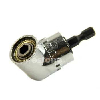 New 105 degrees 1/4" Adjustable Hex bit Angle Driver Screwdriver tools