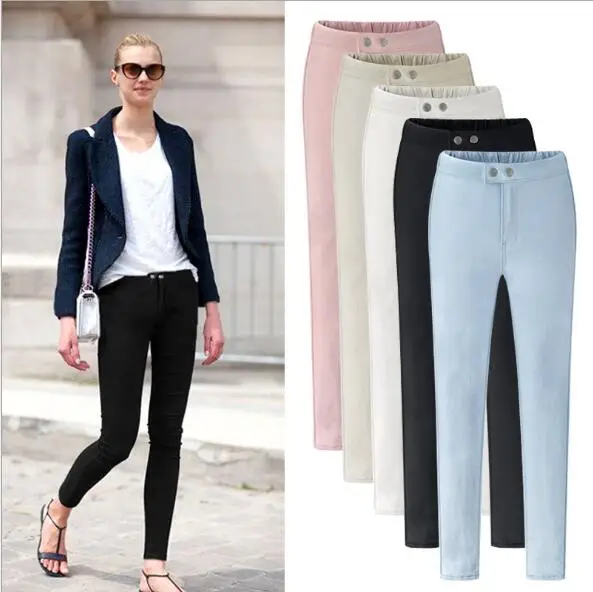 Women Long Pants Candy Color Skinny Leggings Slim Stretch Pencil Pants Famale Autumn Female Trousers
Women Long Pants Candy Color Skinny Leggings Slim Stretch Pencil Pants Famale Autumn Female Trousers