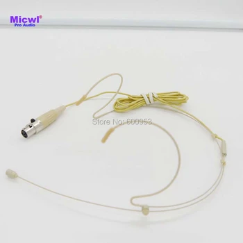 MICWL N4-SHURE Omnidirectional Headset Microphone TA4F mini Mic For Shure UT PGX SLX ULX UGX Wireless Hewd worn Mic System