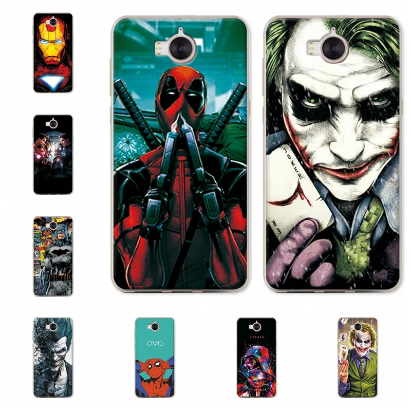 Charming Marvel Hero Captain America Phone Case For Huawei Y6 2017 Iron Man Soft TPU For Huawei Y 6 2017 Shell Coque Capa 5"
Charming Marvel Hero Captain America Phone Case For Huawei Y6 2017 Iron Man Soft TPU For Huawei Y 6 2017 Shell Coque Capa 5"