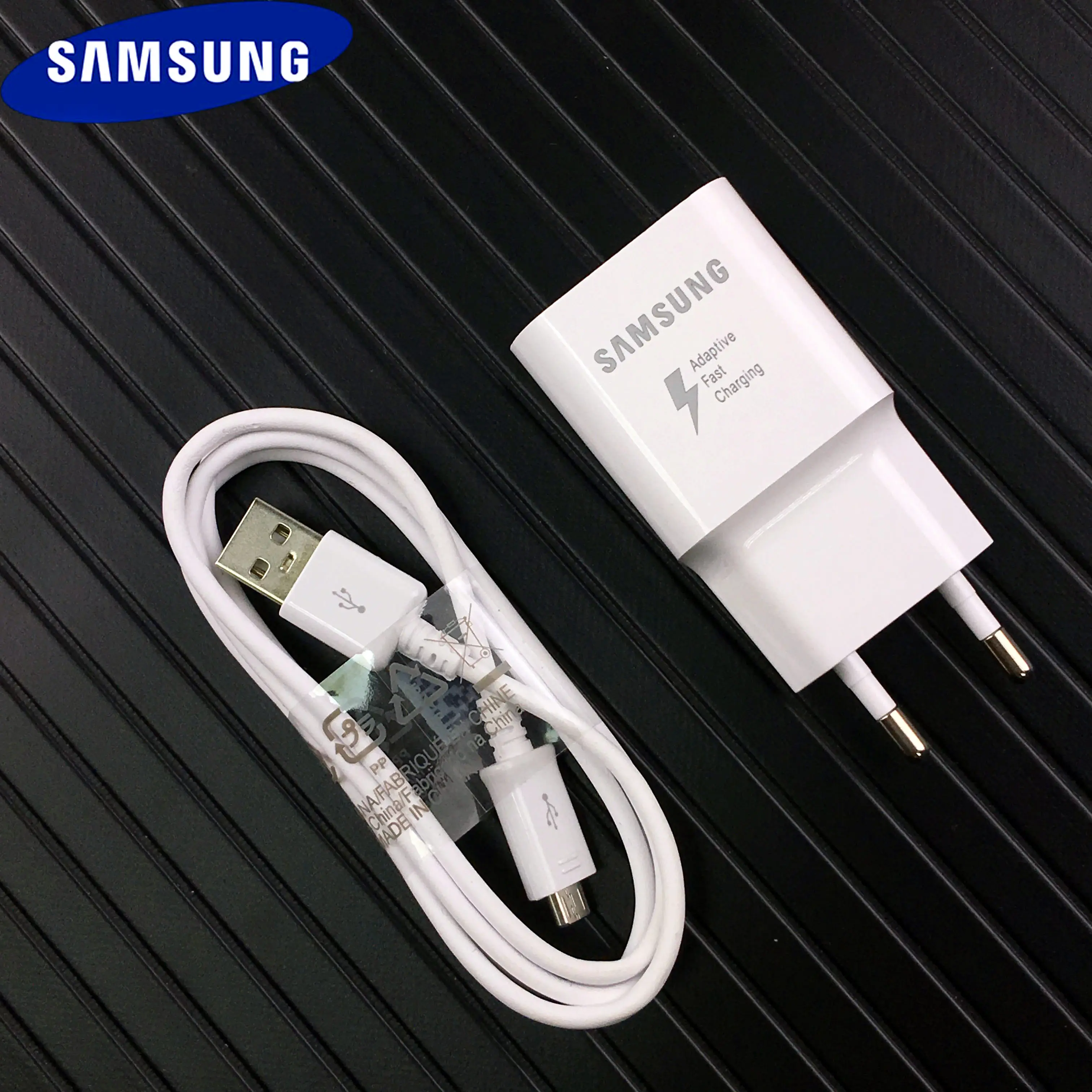 Original EU Samsung Fast Charger qc3.0 white micro Charge Cable For Galaxy S7 Edge S6 s3 s4 a6 a8 j3 j5 j7 plus Note 4 5 6
Original EU Samsung Fast Charger qc3.0 white micro Charge Cable For Galaxy S7 Edge S6 s3 s4 a6 a8 j3 j5 j7 plus Note 4 5 6