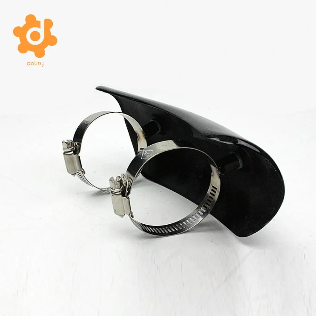 Motorcycle Exhaust Muffler Cover Carbon Fiber Protector Heat Shield Covers
